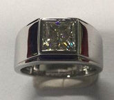 Sterling Silver Semi Mount Ring Setting Round RD Center主石mm - Syzjewelry